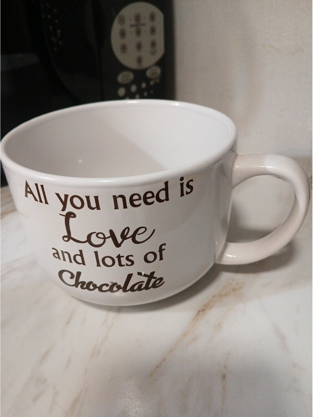 All You Need Is Love,Jumbo White Coffee Mug